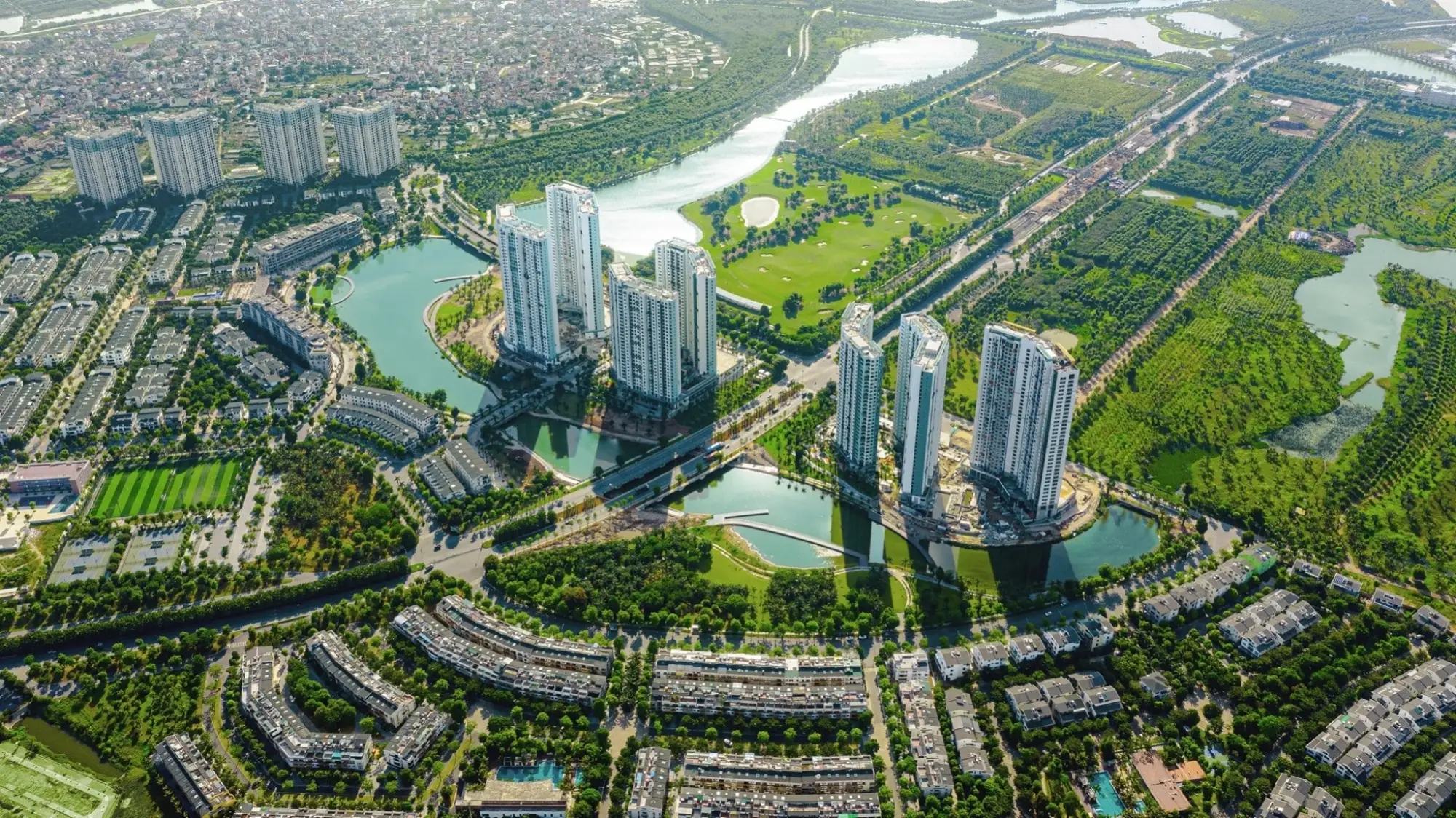 Ecopark Hưng Yên sử dụng bề mặt nhôm hoàn thiện Decoral